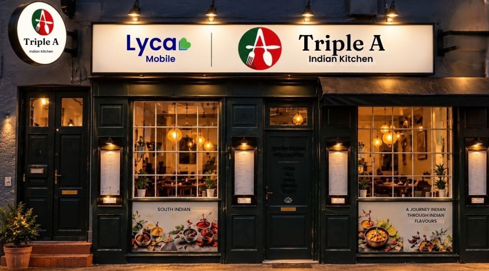 Triple A Indian Kitchen storefront